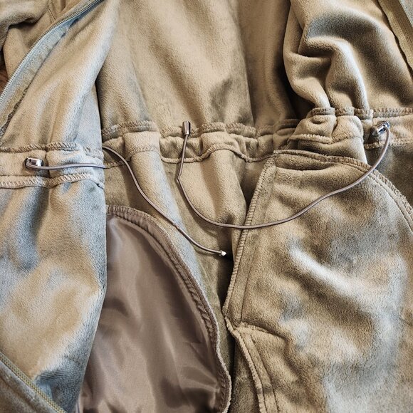 Westbound Soft Smokey Green Zip Front LS Winter Coat Medium - Picture 9 of 16